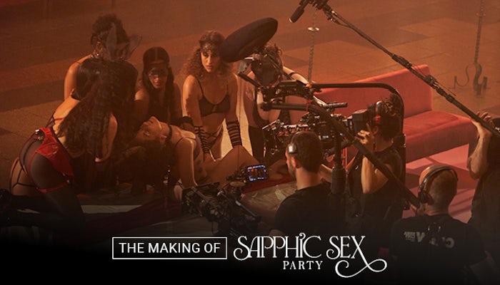 Behind The Scenes: Sapphic Sex Party Behind The Scenes: Sapphic Sex Party