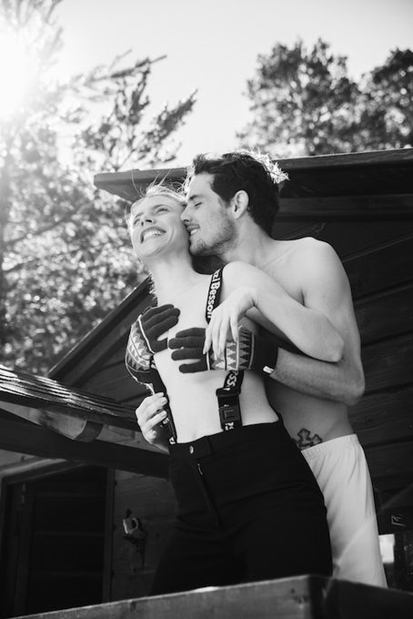 Tyler Nixon & Anya Olsen  porn photos