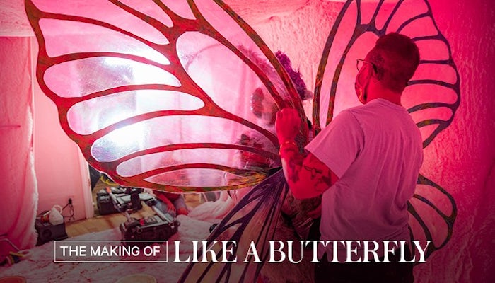 Behind The Scenes: Like a Butterfly Behind The Scenes: Like a Butterfly