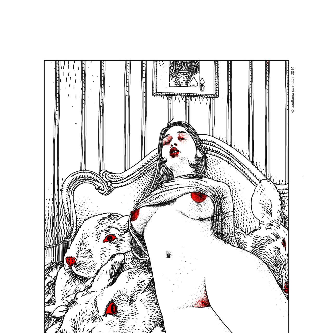 Porn Illustrations by Apollonia Saintclair | XConfessions Porn for Women