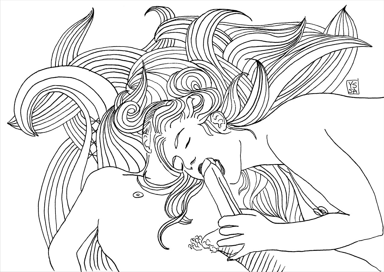 Erotic illustrations by Yssa | XConfessions Porn for Women