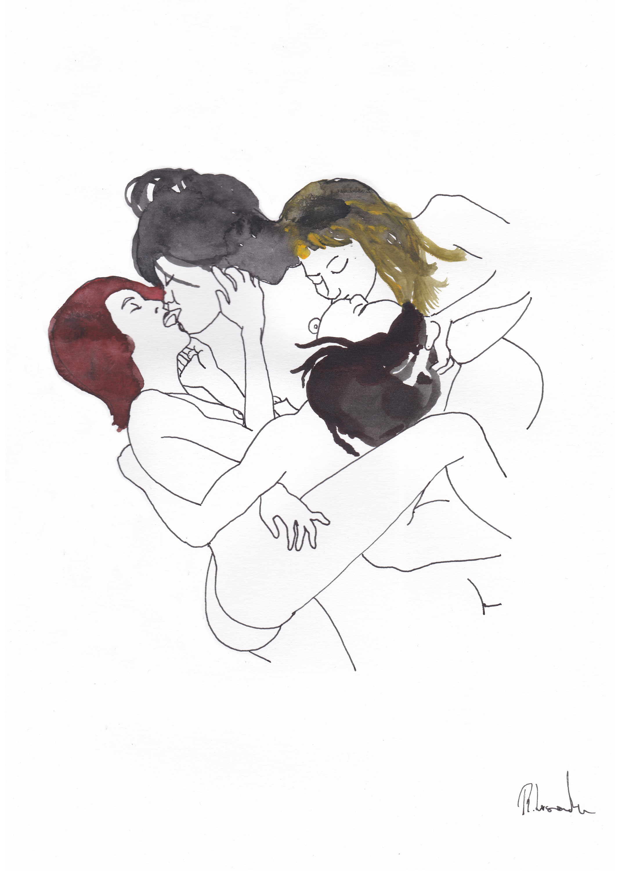 Porn Illustrations by Roberto Losada | XConfessions Porn for Women